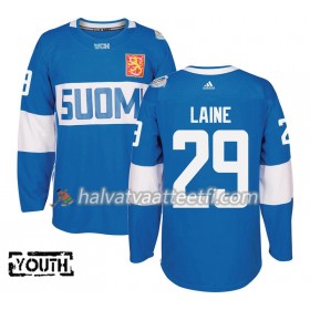 Suomi Pelipaita Patrik Laine 29 Jääkiekon maailmancupin 2016 Lasten Sininen Premier Paita
